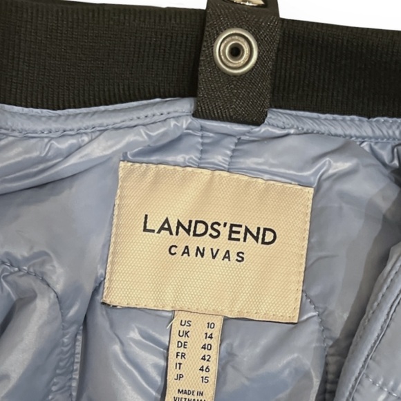 Lands’ End Canvas Collection 3-in-1 Hood. Anorak | Size 10 | Black + Blue | $85 - Picture 9 of 13